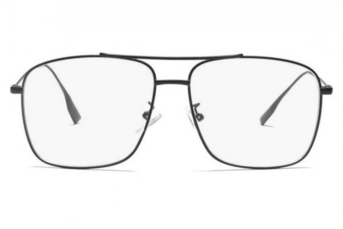 Dideli aviator akiniai skaidriais stiklais